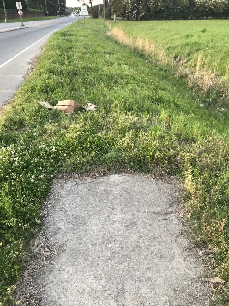 20200401 End of Sidewalk Evans