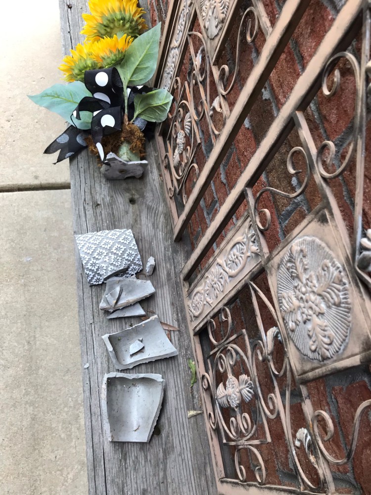 20200414 sunflower pot